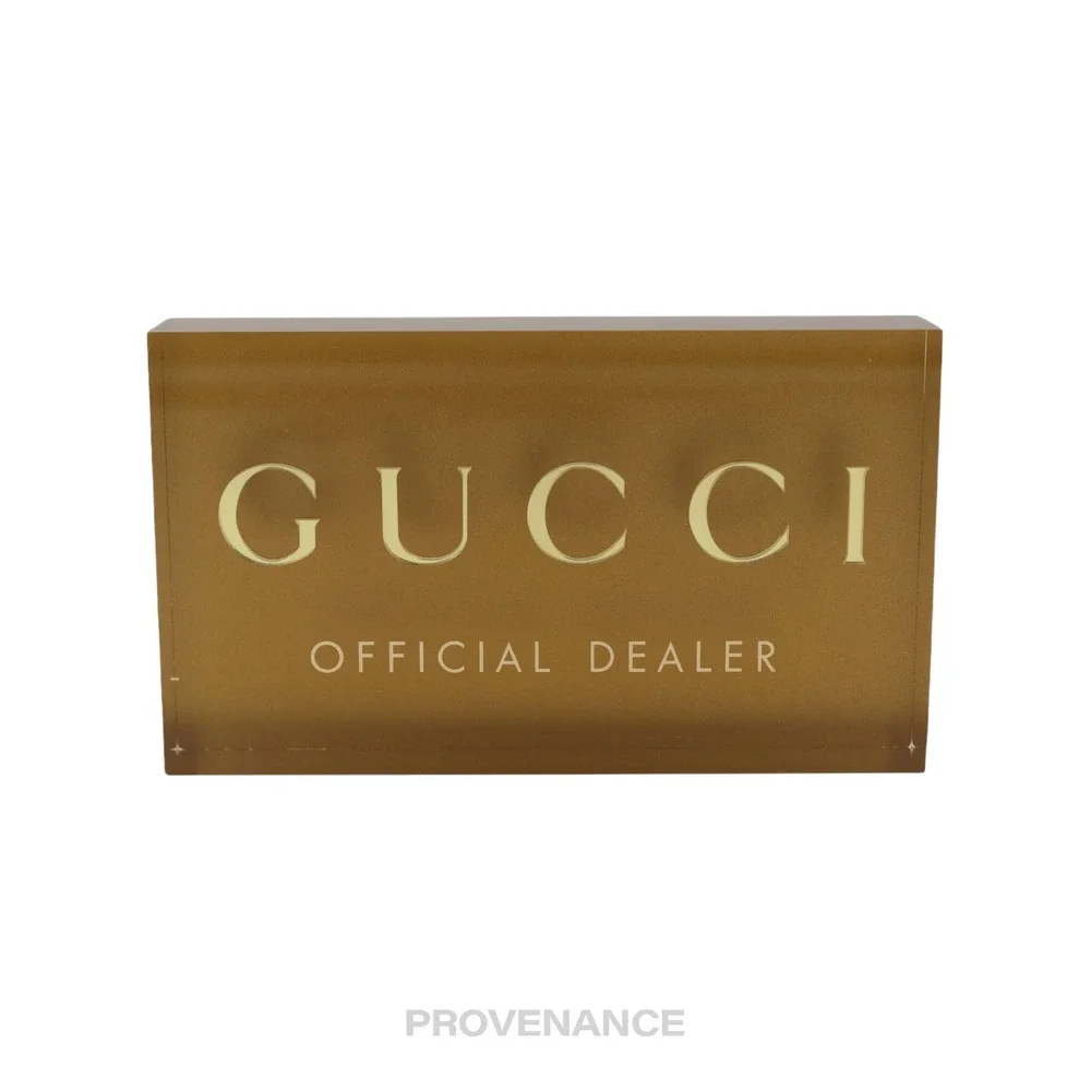 🔴 Gucci Official Dealer Retail Store Sign